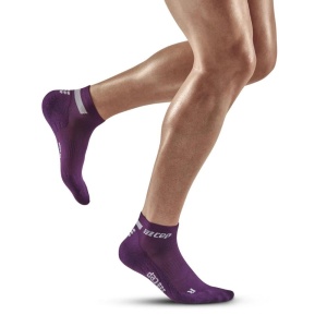 CEP - sosete compresie peste glezna - the run socks low cut v4 - violet - Img 2