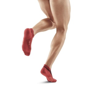 CEP - sosete compresie scurte - The Run Socks No Show - Rosu - Img 2