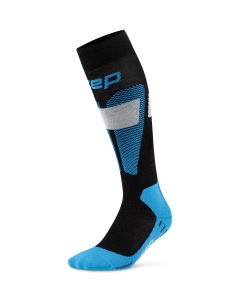 CEP - sosete compresie tall - Ski Merino 3.0 - black | blue - III