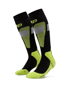 CEP - sosete compresie tall - Ski Merino 3.0 - black | blue - III - Img 5