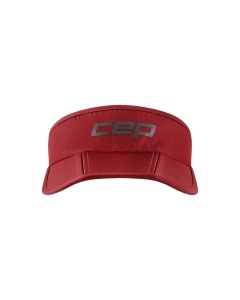 CEP - vizor - run foldable visor - burgundy - Img 3