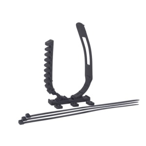 Clema (suport) din cauciuc universală 80–120 mm pentru prindere lanterne, topoare, stingătoare, chingi scule sau accesorii auto și camping, Fitrub