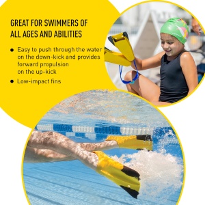 Finis - labe inot pentru adulti Zoomers Gold Z2 - galben - Img 2