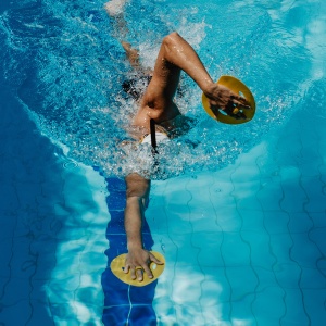 Finis - palmare inot Manta Paddles - galben - Img 3