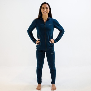 Finis - pantaloni lungi sport lejeri pentru femei Tech W Pants - albastru inchis - Img 2