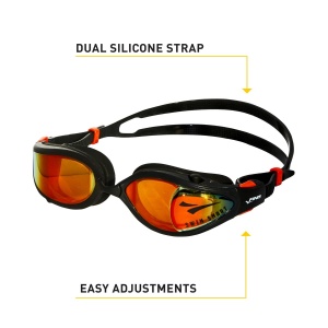 Finis - Smart Google Max Kit - orange mirror - negru - Img 7