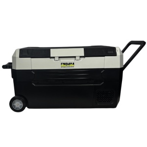 Frigider auto portabil cu roți 30.5 L, cu compresor, alimentare 12V/24V/220V, Bluetooth, control digital, -20°C +20°C, EMD4x4 - Img 3