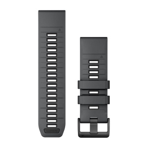 Garmin Curele de ceas QuickFit 26 | Slate grey / Silicon negru