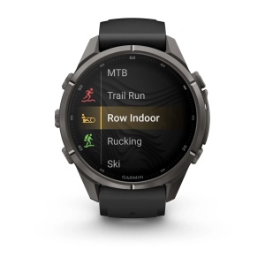 Garmin Fenix 9 Pro AMOLED inReach - 43 mm Titan DLC Carbon - Smartwatch Multisport Premium cu AMOLED - Img 6