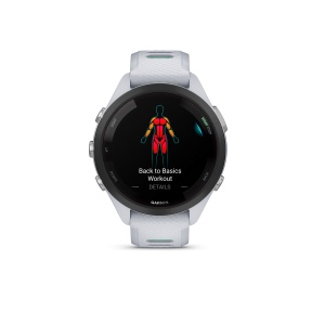 Garmin - Forerunner 265s ceas multisport cu GPS AMOLED - Ramă neagră cu carcasă Whitestone şi curea din silicon Whitestone/Neo Tropic - Img 4