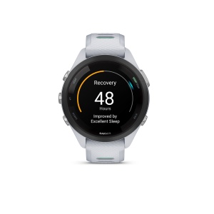 Garmin - Forerunner 265s ceas multisport cu GPS AMOLED - Ramă neagră cu carcasă Whitestone şi curea din silicon Whitestone/Neo Tropic - Img 6
