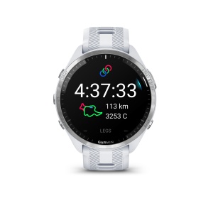 Garmin - Forerunner 965 ceas multisport cu GPS AMOLED - Ramă din titan cu carcasă Whitestone şi curea din silicon Whitestone/gri pudră - Img 6