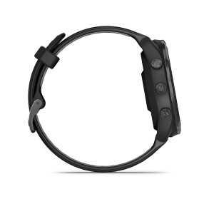 Garmin - Forerunner 965 ceas multisport cu GPS AMOLED - Ramă din titan DLC gri carbon cu carcasă neagră şi curea din silicon neagră/gri pudră - Img 10