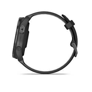 Garmin - Forerunner 965 ceas multisport cu GPS AMOLED - Ramă din titan DLC gri carbon cu carcasă neagră şi curea din silicon neagră/gri pudră - Img 12