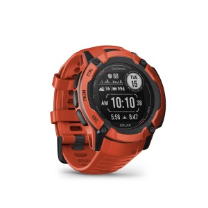 Garmin Instinct 2X Solar - smartwatch robust cu GPS - Rosu - Img 5
