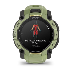 Garmin Instinct 3 – 50 mm, AMOLED | Fern Green cu curea Fern Green - Img 4