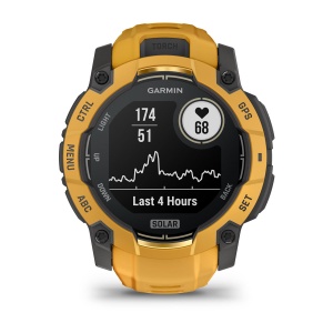 Garmin Instinct 3 – 50 mm, Solar | Sunburst curea cu Sunburst/Grey - Img 8