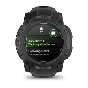 Garmin - Instinct 3 - 45 mm AMOLED - Black with Bolt Blue | Black Band - Img 105