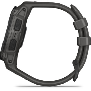 Garmin - Instinct 3 - 45 mm AMOLED - Black with Bolt Blue | Black Band - Img 175