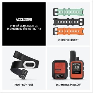 Garmin INSTINCT 3 - 45 mm AMOLED negru - smartwatch robust cu GPS - Img 12
