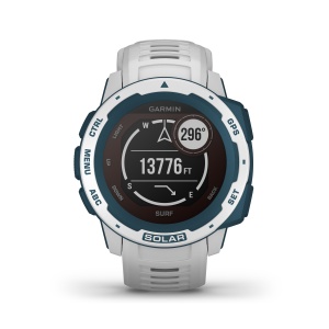 Garmin - Instinct Solar Surf edition - Cloudbreak - ceas inteligent cu GPS cu functii avansate pentru sport si incarcare solara - Img 12