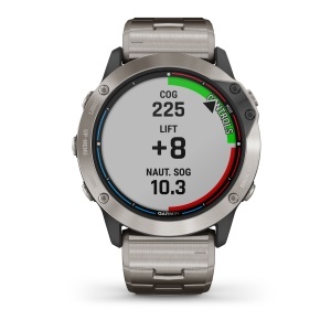 Garmin - quatix 6x Solar Titanium - ceas inteligent premium cu GPS cu functii avansate pentru sport si navigatie - 51mm diametru - Img 8