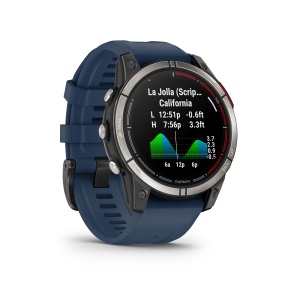 Garmin - quatix 7 Pro Sapphire AMOLED Titanium - ceas inteligent premium cu GPS cu functii avansate pentru sport si navigatie - Img 11