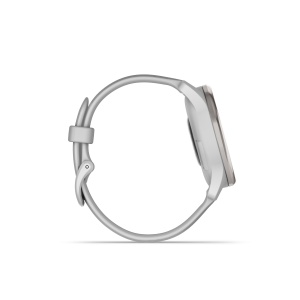 Garmin - vivomove Trend - Ramă Silver din oţel inoxidabil - carcasă Mist Grey - curea din silicon - Img 6