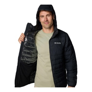 Geaca Puf Barbati Columbia Powder Lite II Hooded Black - Img 5