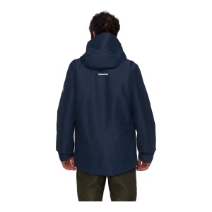 Geaca Schi Barbati Mammut Fall Line HS Thermo Hooded Navy - Img 3