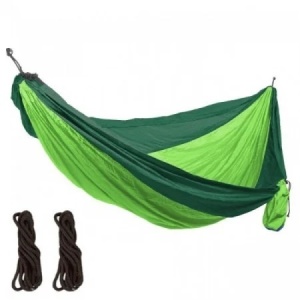Hamac Country Side GOBI , ultra portabil, din material parasuta, 100% nailon , impermeabil, max 110kg, 136x275cm, verde