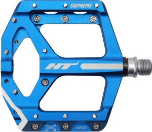 HT COMPONENTS - pedale flat bicicleta MTB ANS10 Supreme Emil Johansson - albastru