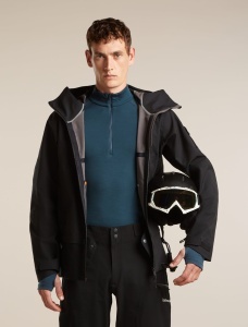 Icebreaker - bluza - 300 MerinoFine Polar LS Half Zip - Abyss - L - Img 5