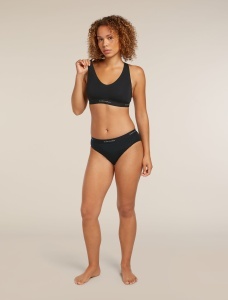 Icebreaker - bustiera - 125 Cool-Lite Sprite Racerback Bra W - Black - L - Img 5