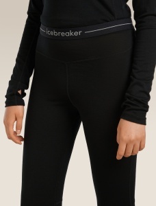 Icebreaker - colanti - ZoneKnit 200 Leggings W - Black - L - Img 5