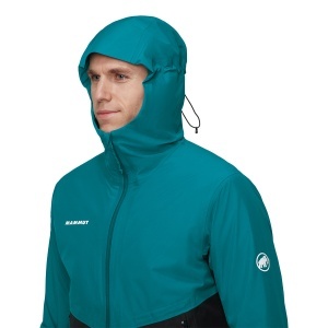 Jacheta Barbati MammutAlto Light 3 In 1 Hs Hooded Deep Teal-Black - Img 3