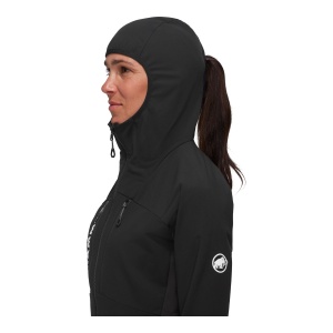 Jacheta Femei Mammut Aenergy So Hybrid Hooded Black - Img 4