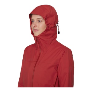 Jacheta Femei Mammut Ducan HS Hooded Dark Mammut Red - Img 8