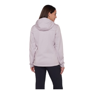 Jacheta Softshell Femei Mammut Ultimate VIII SO Hooded Alpine Calamint - Img 3