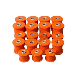 Kit bucse Jeep Wrangler TJ (1997-2007) Poliuretan Portocalii 75 ShA Elast-Pol