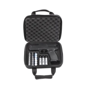 Kit pistol paintball cu bile polimer/creta/cauciuc T4E Impax P68, cal .68, CO2, Quick Piercing, 16J