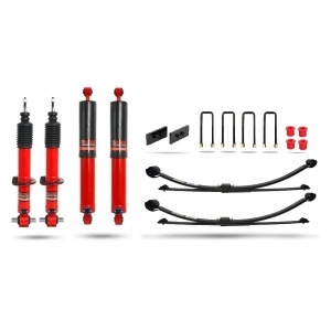 Kit suspensie cu amortizoare Foam Cell reglabile și arcuri foi parabolice Ford Ranger 3.0 v6 (2023+) +5 cm Pedders