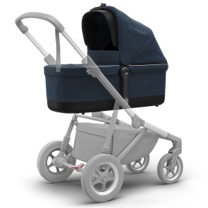 Landou, Thule, Sleek Bassinet, pentru caruciorul Thule Sleek Navy Blue - Img 3