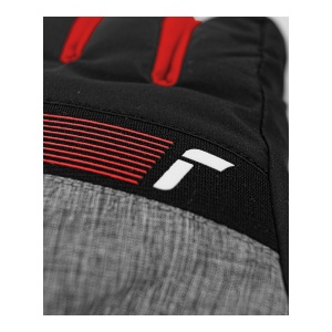Manusi Schi Copii Flash Gore-Tex Junior Black-Black Melange-Fire Red - Img 2