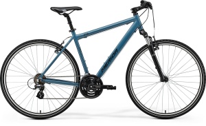 Merida Crossway 10-V Se I1 S-M Silk Albastruporumbel (Negru)