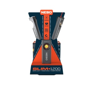 Nebo - lanterna multifunctionala reincarcabila Slim+ 1200, incarcare USB - Img 4