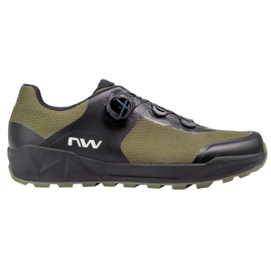 Northwave Corsair 2 - pantofi pentru ciclism MTB All Terrain - verde inchis padure negru - Img 1