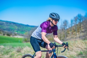 Northwave - tricou ciclism pentru barbati maneca scurta blade jersey - gri deschis mov inchis - Img 4