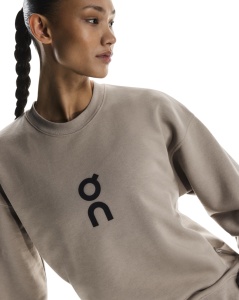 On - bluza cu maneca lunga - Club Crew W - Desert - Img 11