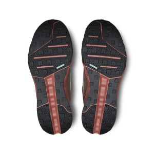 On Cloudhorizon - pantofi alergare pentru barbati - roz crem Fog | Mahogany - Img 3